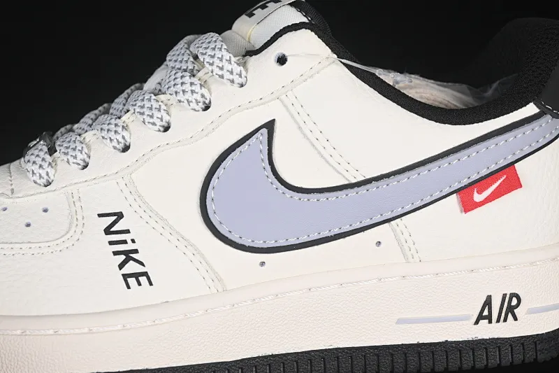 All Categories Nk Air Force 1 Air Force Series Nk Air Force 1 Low Air Force Low Nike Air Force 1'07 Low Beige Gray Black Letters Air Force One Low Casual Shoes JS8028-018